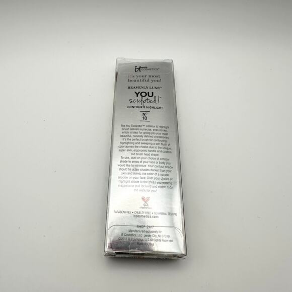 IT Cosmetics New Sealed No 18 Heavenly Luxe You Sculpted Contour Highlight Brush - Picture 2 of 4